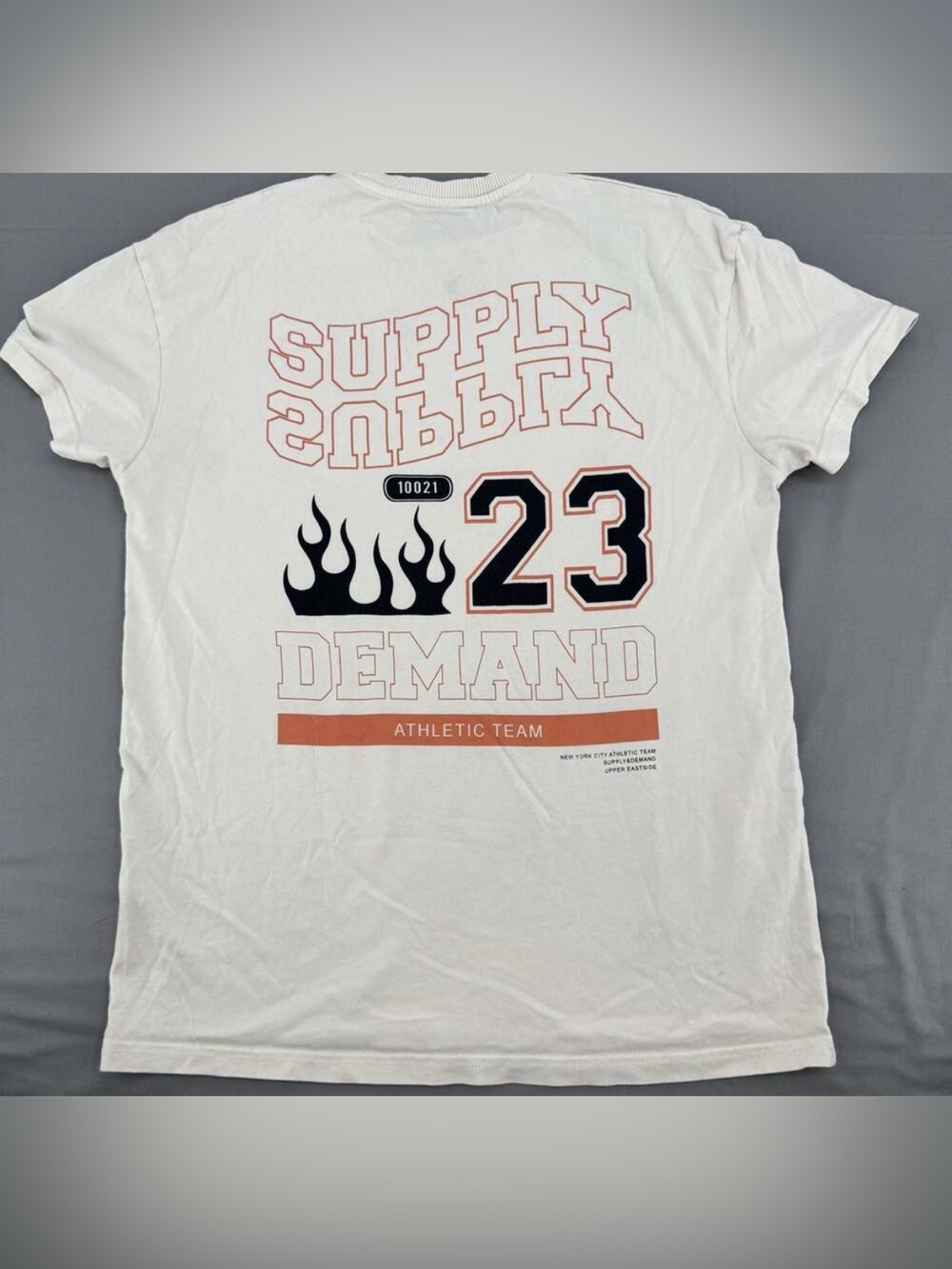 Supply & Demand New York City Athletic Team 23 Graphic T-Shirt White US XXS